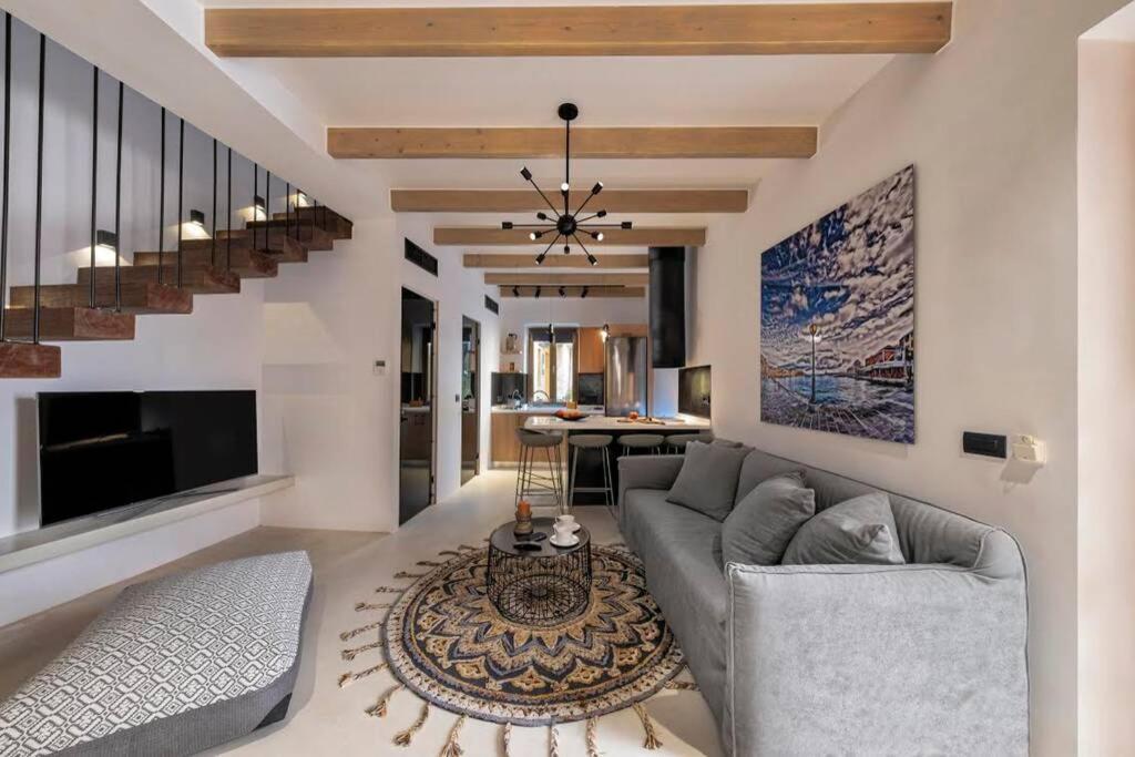 Villa Casa Eva With Outdoor Heated Jacuzzi And Hamam La Canea Exterior foto