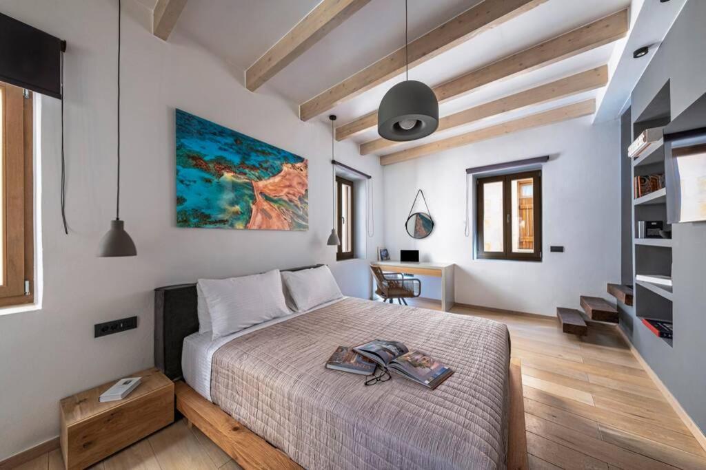 Villa Casa Eva With Outdoor Heated Jacuzzi And Hamam La Canea Exterior foto