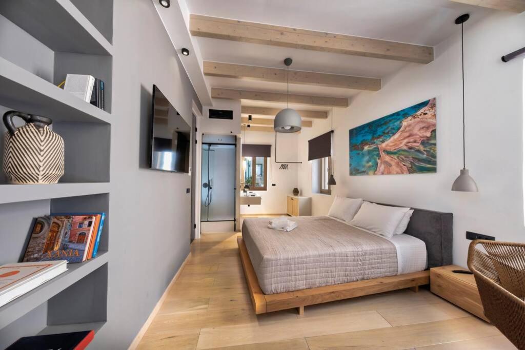 Villa Casa Eva With Outdoor Heated Jacuzzi And Hamam La Canea Exterior foto
