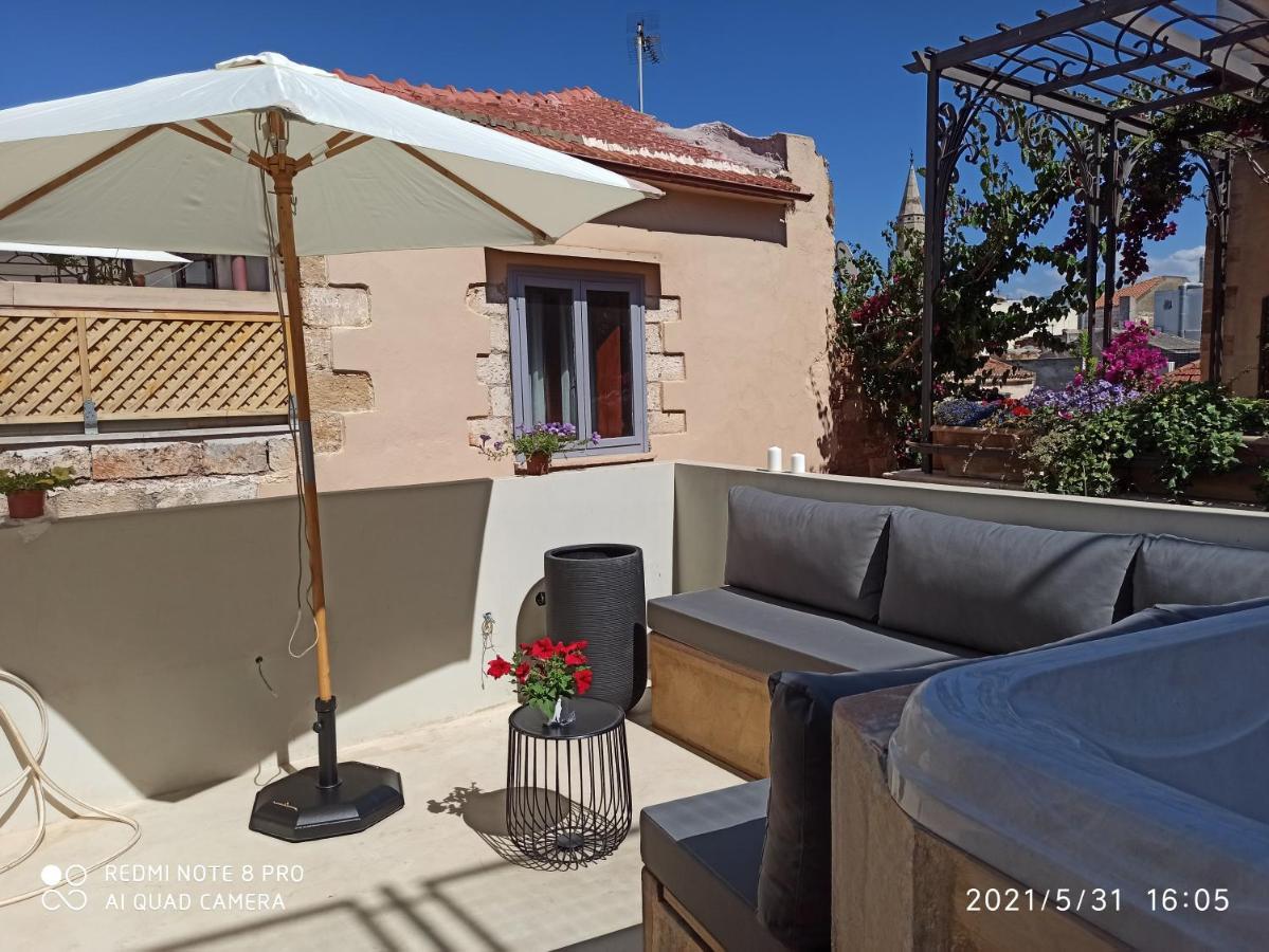 Villa Casa Eva With Outdoor Heated Jacuzzi And Hamam La Canea Exterior foto