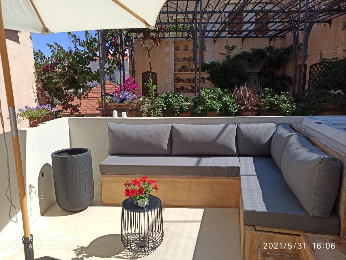 Villa Casa Eva With Outdoor Heated Jacuzzi And Hamam La Canea Exterior foto