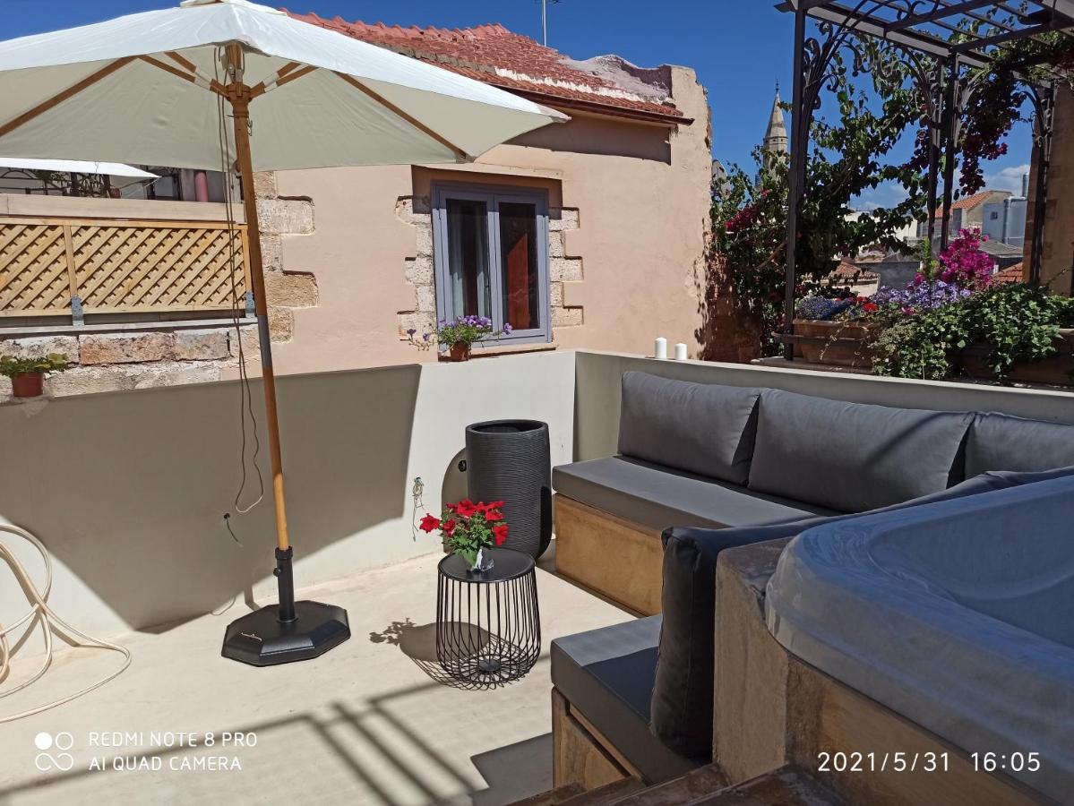 Villa Casa Eva With Outdoor Heated Jacuzzi And Hamam La Canea Exterior foto